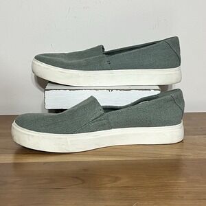 Toms Shoes Women's Kameron Casual Slip On Sneakers Size 9 Green